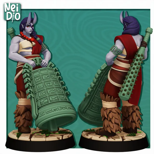Bell Keeper miniature, colour preview