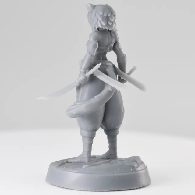Second grey sculpt preview of the Kiana miniature