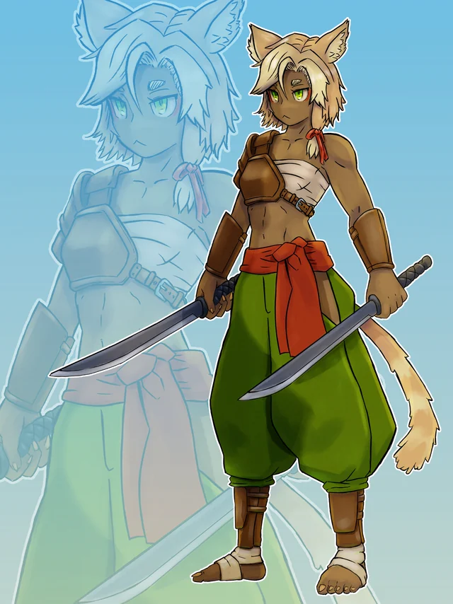 Kiana, TTRPG Character Illustration