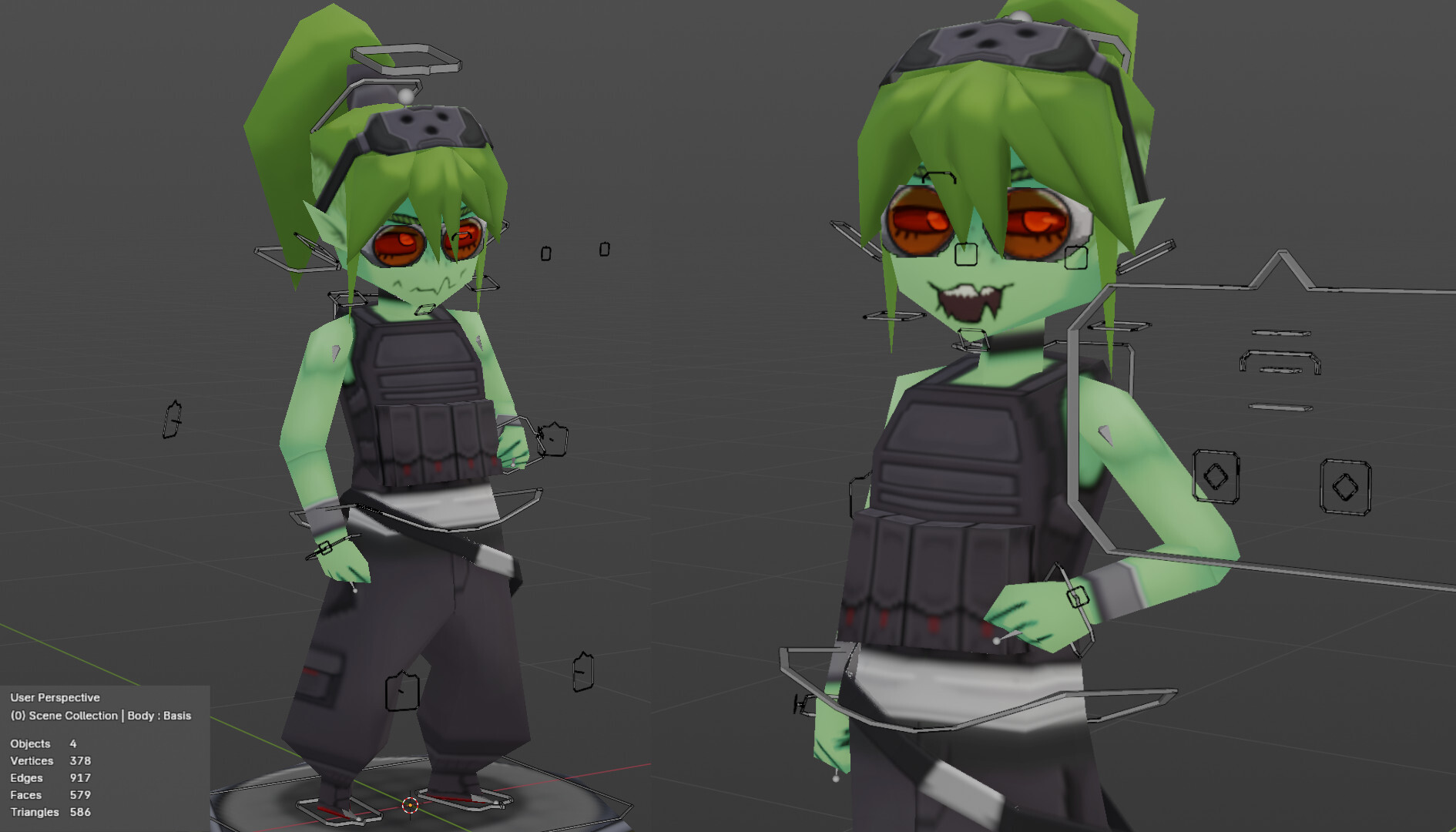 Second character rig presentation for Project TargetShoot64